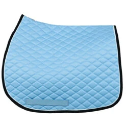 TuffRider Basic All Purpose Pad With Trim And Piping 35 TuffRider Basic All Purpose Pad With Trim And Piping -Equestrian Gear Shop 100558 JPC TuffRider.Basic .AllPurpose.Saddle.Pad .Trim Piping LightBlue.Navy .White