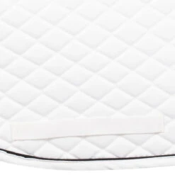 TuffRider Basic All Purpose Pad With Trim And Piping 30 TuffRider Basic All Purpose Pad With Trim And Piping -Equestrian Gear Shop 100558 JPC TuffRider.Basic .AllPurpose.Saddle.Pad .Trim Piping White.White .Black GirthStrap