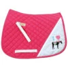 TuffRider I Heart Pony Girl Saddle Pad -Equestrian Gear Shop 100749 JPC TuffRider I.Heart .Pony .Girl .Saddle.Pad Hot.Pink