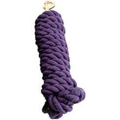 Cotton Lead Rope -Equestrian Gear Shop 10186 Jacks Cotton.Lead .Rope Purple