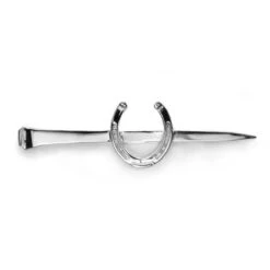 Loriece Stock Tie Pin Horseshoe Nail
