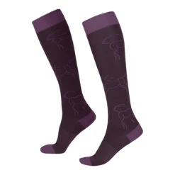 Kerrits Kids Winter Whinnies Wool Socks -Equestrian Gear Shop 30473 WinterWinniesWoolSock Raisin 32efddd4 2e0f 40c8 b814 a628ddd02682