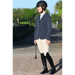 Ovation EuroWeave DX Taylored Ladies Front Zip Knee Patch Euro Seat Breeches -Equestrian Gear Shop 469578 ERS Ovation.EuroWeave.DX .Taylored.Ladies.Front .Zip.Knee .Patch .Euro .Seat .Breech