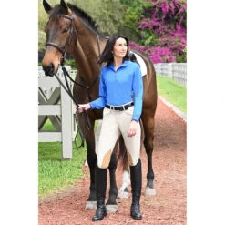 Ovation EuroWeave DX Taylored Ladies Front Zip Knee Patch Euro Seat Breeches -Equestrian Gear Shop 469578 ERS Ovation.EuroWeave.DX .Taylored.Ladies.Front .Zip.Knee .Patch .Euro .Seat .Breech2