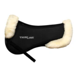ThinLine Trifecta Half Pad With Sheepskin Rolls -Equestrian Gear Shop 7416 trifecta.half .pad .w.sheepskin.rolls natural 2