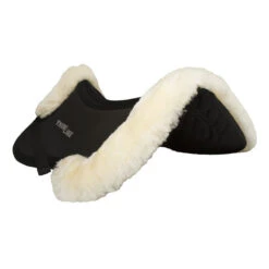 ThinLine Trifecta Half Pad With Sheepskin Rolls -Equestrian Gear Shop 7416 trifecta.half .pad .w.sheepskin.rolls natural 3