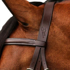 Equiline Scott Stewart Hunter Bridle -Equestrian Gear Shop BJ150 EQline Scott.Stewart.Hunter.Bridle Brown Logo
