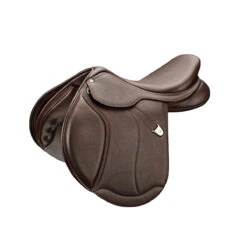 Bates Caprilli Close Contact+ Saddle With HART -Equestrian Gear Shop Bates Caprilli.CC.Classic.Saddle Cls.Brn .Luxe StanFlap.RearFB