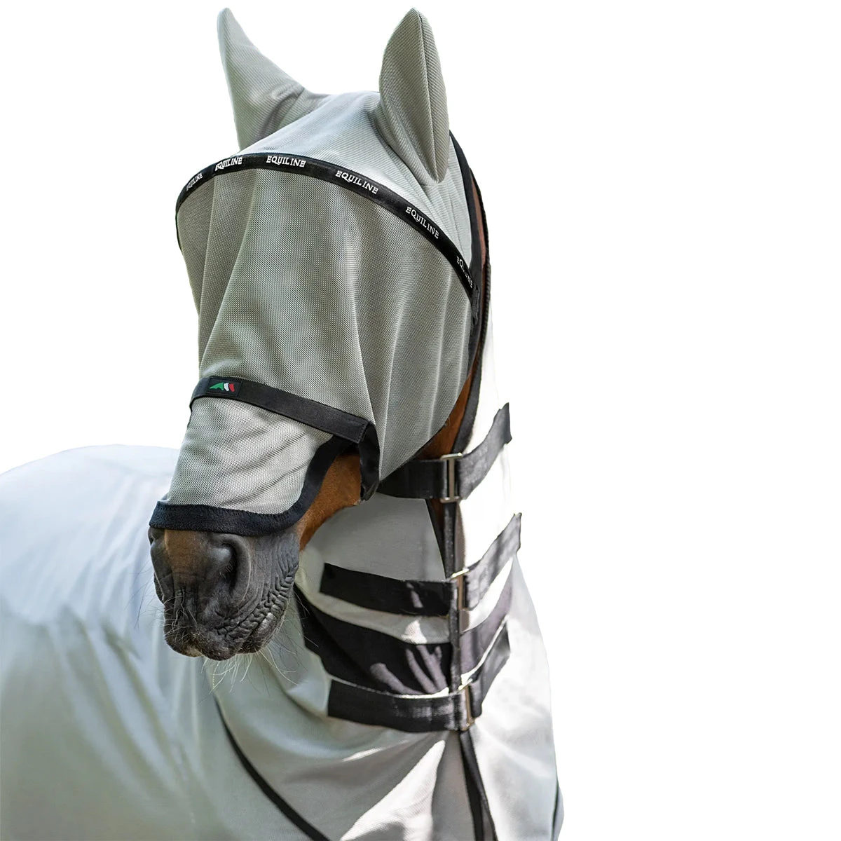 Equiline Lemonfly Semi-Rigid Fly Mask 3 Equiline Lemonfly Semi-Rigid Fly Mask