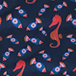 Essex Classics Girls "Seahorsin' Around" Talent Yarn Wrap Collar Long Sleeve Show Shirt 8 Essex Classics Girls "Seahorsin' Around" Talent Yarn Wrap Collar Long Sleeve Show Shirt -Equestrian Gear Shop EC SRG48 W1 GRL WRAP LS SeahorsinArnd Swatch