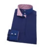Essex Classics Ladies Pink Stripe “Dusk” Navy Jumper Performance Show Shirt -Equestrian Gear Shop EJL7NV