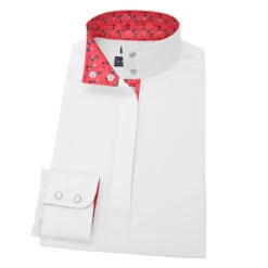 Essex Classics Ladies "Cock-a-Doodle-Do" Talent Yarn Straight Collar Long Sleeve Show Shirt -Equestrian Gear Shop ESL35W2copy 20ce85eb b9cc 49eb a88f 3fa138e78478