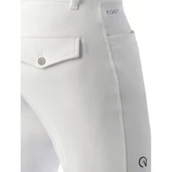 EGO 7 Men's Jumping EJ Knee Patch Breeches -Equestrian Gear Shop Ego7 EJ Jumping Breech white 53426.1586202826.1280.1280