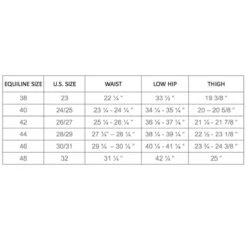Equiline Women's ChoiceF B-Move Full Seat Grip Breeches -Equestrian Gear Shop Equiline Womens breech size chart 00 8f81a00d 36fd 46df aa57 c0906e5daf0a
