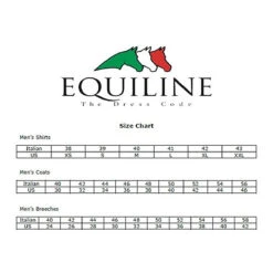 Equiline Evik Men's Competition Polo Long Sleeve Shirt -Equestrian Gear Shop Equiline.Mens .Size .Charts 0805cf09 6dec 468e 8548 12591ecb2a26