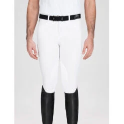 Equiline Men's Grafton Knee Patch Breech -Equestrian Gear Shop Equiline Grafton Mens White 01354.1585186912.1280.1280