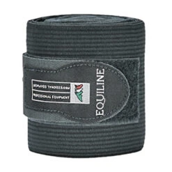 Equiline Fleece And Elastic Work Bandage Set 10 Equiline Fleece And Elastic Work Bandage Set -Equestrian Gear Shop Equiline Work.Bandages Set.of .2 Brown Grey