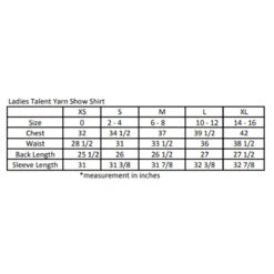 Essex Classics Ladies “Paisley” Talent Yarn Wrap Collar Long Sleeve Show Shirt 9 Essex Classics Ladies “Paisley” Talent Yarn Wrap Collar Long Sleeve Show Shirt -Equestrian Gear Shop EssexSizeChart 997b766a e3c4 4733 ab53 a168aa4a5799