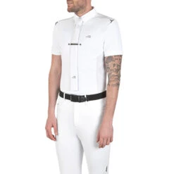 Equiline CuthberC Men's Show Shirt -Equestrian Gear Shop H00522 Cuthberc 001 Front DEA