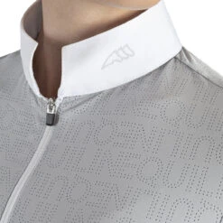 Equiline Women's ClaraC Competition Polo Shirt 7 Equiline Women's ClaraC Competition Polo Shirt -Equestrian Gear Shop H00871 EQline ClaraC Ice Detail