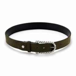 Hannah Childs Twisted Bit Belt 12 Hannah Childs Twisted Bit Belt -Equestrian Gear Shop HC SuedeBeltForest
