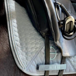 Halter Ego European Cotton Saddle Pad -Equestrian Gear Shop HEgo DRSGPAD Lt Blu HalterEgo European.Cotton.Dressage.Saddle.Pad Light.Blue LS