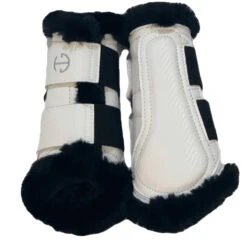 Halter Ego Brushing Boots -Equestrian Gear Shop Hego Wht HalterEgo Brushing.Boot White2