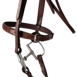 Huntley Equestrian Classic Fancy Stitched Hunter Bridle With Reins -Equestrian Gear Shop Huntley.Equestrian Classic.Fancy .Stitched.Bridle.With .Reins Brown Detail.2