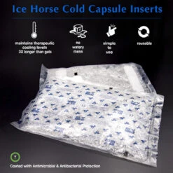 Ice Horse All-Purpose Ice Wrap 9 Ice Horse All-Purpose Ice Wrap -Equestrian Gear Shop IH9110V MacKinnon Ice.Horse .All .Purpose.Wrap Bagged.Capsule.Inserts