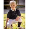 Jump'in Boy's Short Sleeve Gaston Competition Polo Shirt -Equestrian Gear Shop Jump.In Boys.Gaston.Polo .Show .Shirt Navy