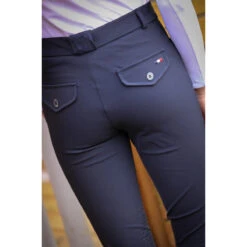 Jump'in Unisex Junior Sacha Breeches 17 Jump'in Unisex Junior Sacha Breeches -Equestrian Gear Shop Jump.In Unisex.Junior.Sacha .Breeches Navy Back