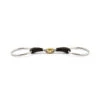 Jump'in French Link Large Ring Leather Covered Bit -Equestrian Gear Shop Jump inFrenchLinkLargeRingLeatherCoveredBit