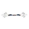 Jump'in French Mouth Blue Steel Gag Bit 2 Jump'in French Mouth Blue Steel Gag Bit -Equestrian Gear Shop Jumpin 0142 Blue.Steel .French.Link .Gag