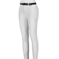 Equiline Girl's JinaK Knee Patch Breeches -Equestrian Gear Shop N05021 EQline JinaK White