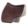 Penelope Combo Half Pad -Equestrian Gear Shop P190 French.EQ Penelope Combo.Half .Pad Back.Havana.1