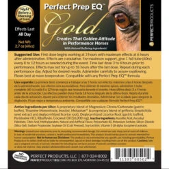 Perfect Prep EQ Gold Calming Paste -Equestrian Gear Shop Perfect.Prep .EQ Gold.3