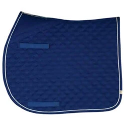 Lettia Coolmax AP Saddle Pad 18 Lettia Coolmax AP Saddle Pad -Equestrian Gear Shop Royal White Piping