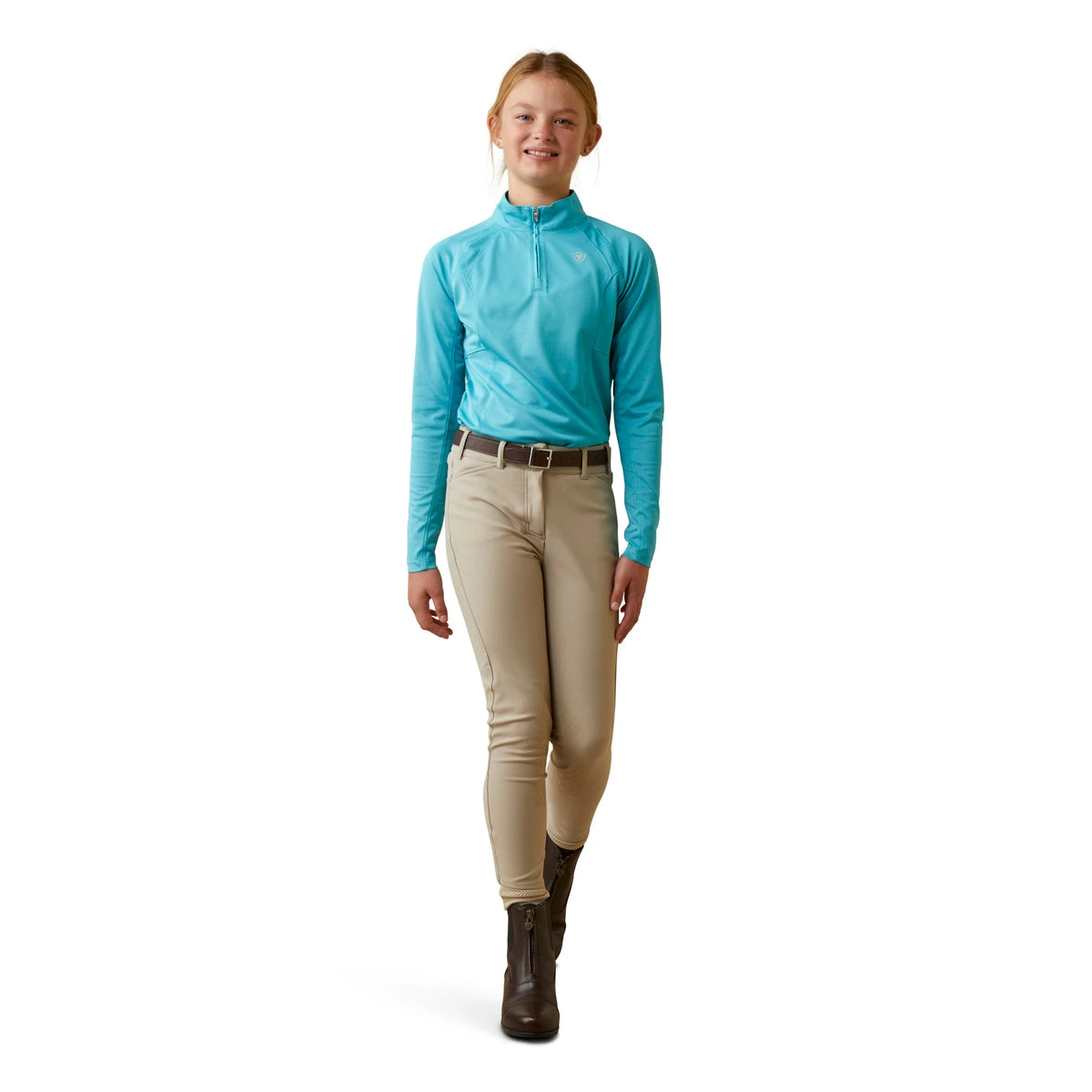 Ariat Youth Sunstopper 2.0 1/4 Zip Baselayer 3 Ariat Youth Sunstopper 2.0 1/4 Zip Baselayer