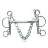 Stainless Steel Mullen Mouth Pelham Bit -Equestrian Gear Shop StainlessSteelMullenMouthPelhamBit