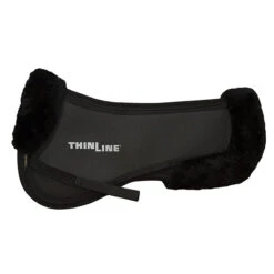 ThinLine Trifecta Half Pad With Sheepskin Rolls -Equestrian Gear Shop ThinLine Trifecta black 60943.1587493857.1280.1280