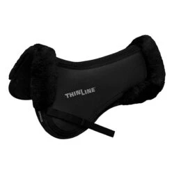 ThinLine Trifecta Half Pad With Sheepskin Rolls -Equestrian Gear Shop ThinLine Trifecta black 78027.1587493857.1280.1280