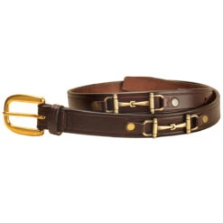 Tory Leather Bit Belt -Equestrian Gear Shop Tory 2198 HavanBitBelt