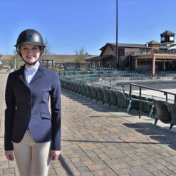 Vestrum Women's Devon Show Coat -Equestrian Gear Shop Ves Hunter Navy3