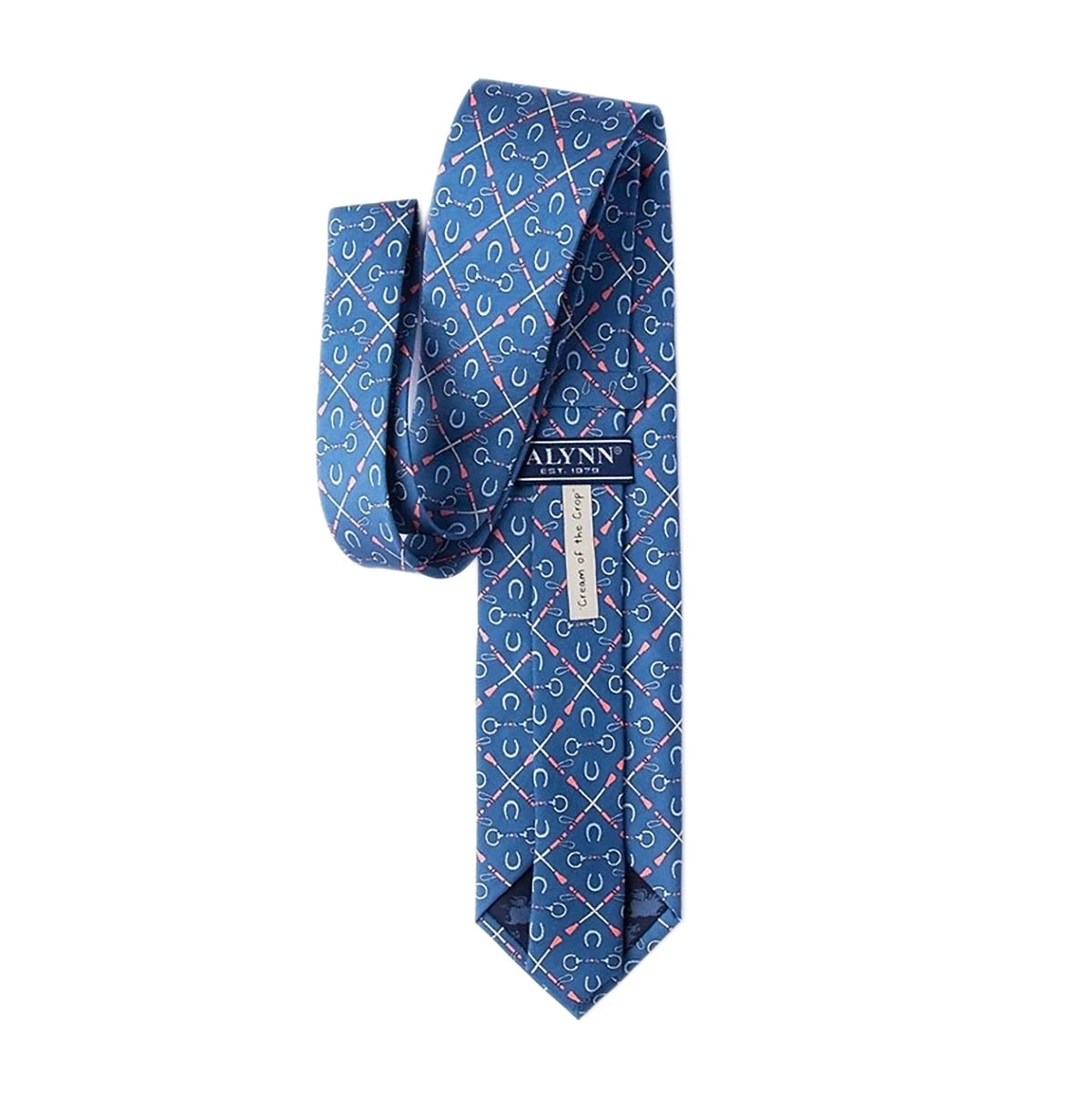 Wild Attire Inc. Cream Of The Crop Blue Silk Tie 3 Wild Attire Inc. Cream Of The Crop Blue Silk Tie