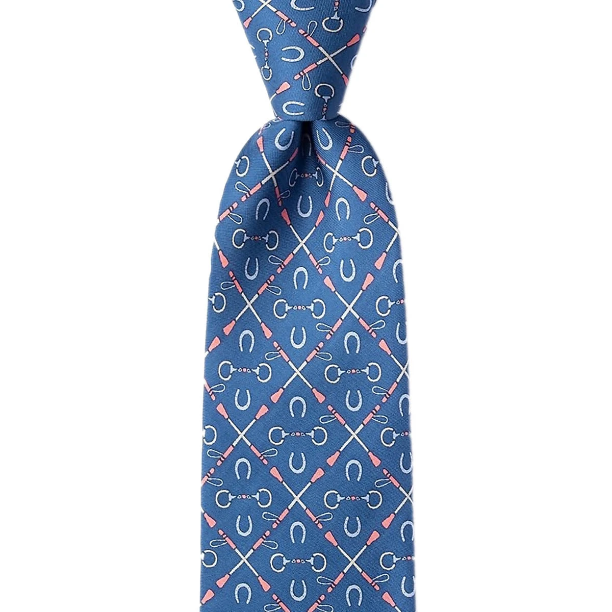 Wild Attire Inc. Cream Of The Crop Blue Silk Tie 4 Wild Attire Inc. Cream Of The Crop Blue Silk Tie - Image 2