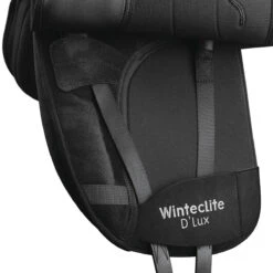 WintecLite Dressage D'Lux Saddle With HART -Equestrian Gear Shop WL DressageDlux GirthingSystem Blk