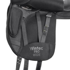 Wintec Pro Wide Dressage Saddle With HART -Equestrian Gear Shop W ProWide Dressage GirthingSystem Blk