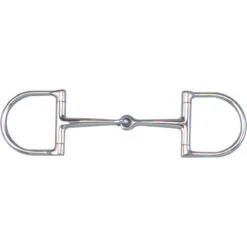 Toklat Stainless Steel Snaffle Dee - Pony