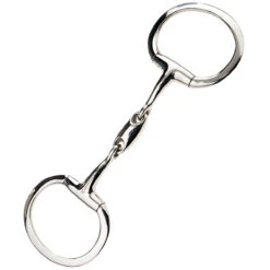 Weatherbeeta JP Korsteel Stainless Steel Oval Link Eggbutt Snaffle Bit