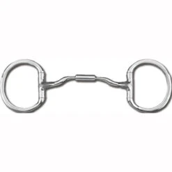 Toklat Myler Eggbutt Without Hooks With Stainless Steel Low Port Comfort Snaffle MB 04